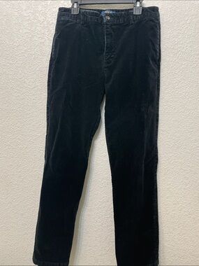 Polo by Ralph Lauren Black Corduroy Kids Pants